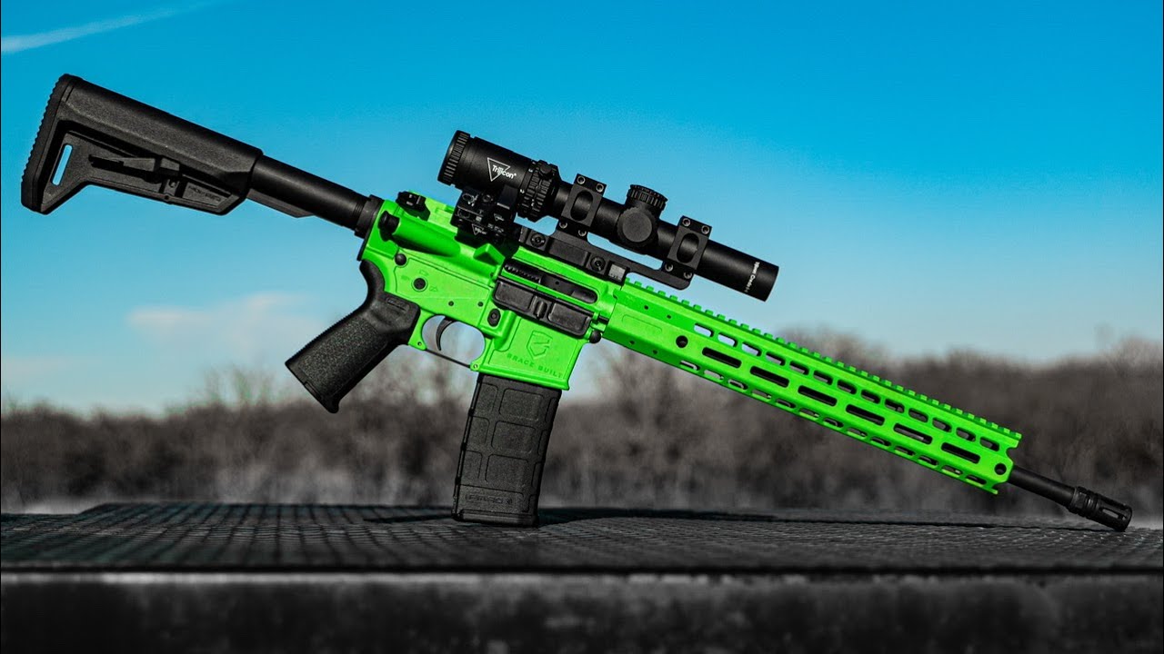 Brace Built AR15 Full Build & 1st impressions 2022 **Zombie Green