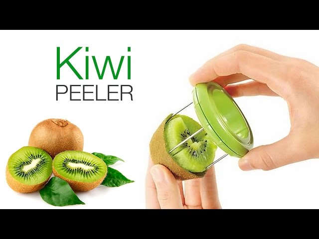 Fast Peel Any Fruit Or Soft Vegetable With Ease. Kiwi Slicer Peeler Pitter  Scooper, Mango And Kimi Corer, Kiwi Fruit Scoop Kitchern Tool_Green
