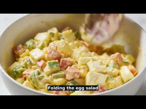 Mediterranean Egg Salad Lettuce Wraps recipe video thumbnail