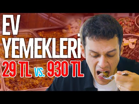 29TL vs. 930TL EV YEMEKLERİ! (#SonradanGörme)