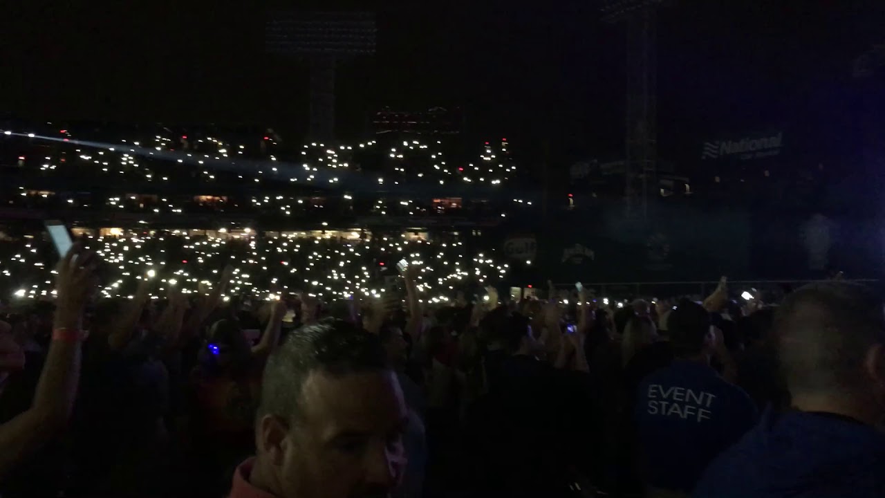 Journey Lights Live Fenway Park 8/11/2018 YouTube