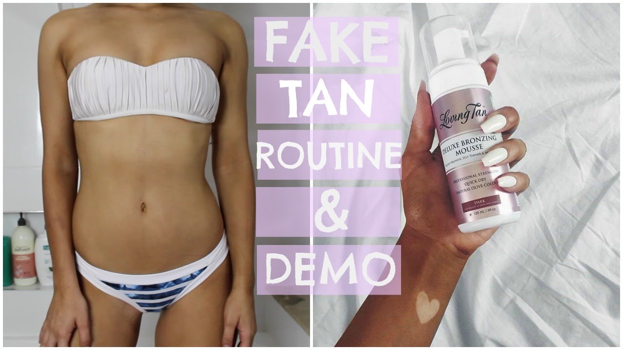 My Fake Tanning Routine! YouTube