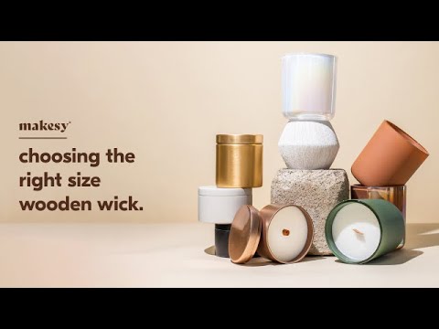 how to trim a wooden wick. 