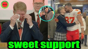 Clark Hunt gets emotionally about Taylor Swift & Fiancé Travis Kelce at LCC meeting in Topeka