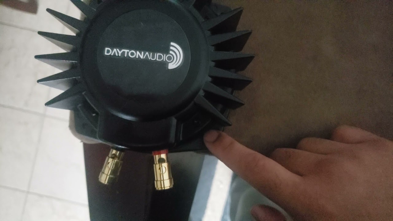 Dayton Audio bass shakers mounting points.