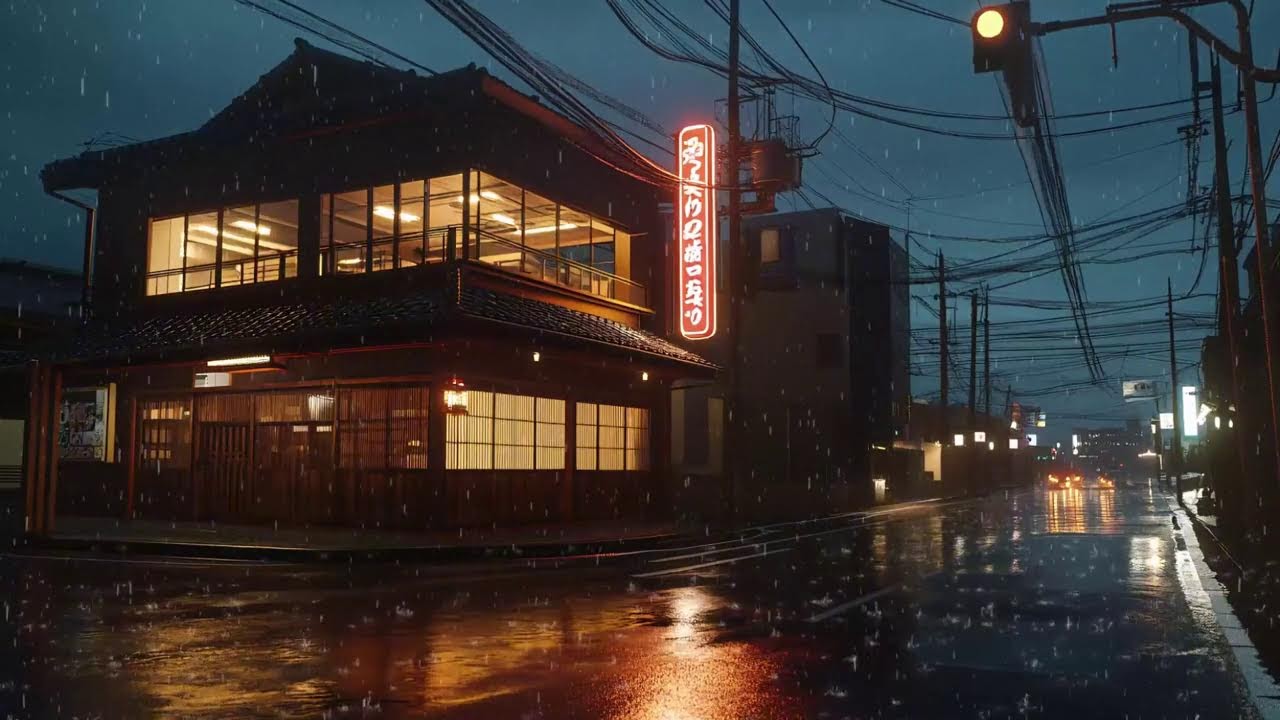 Rainy Evening in Tokyo 🌧️ Chill Lofi Beats for Relax & Focus Time