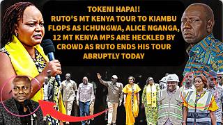 DRAMA AS RUTO KIAMBU RALLY FLOPS AS ICHUNGWA, ALICE NGANGA, 12 MT KENYA MPS REJECTED AS RUTO WATCHES