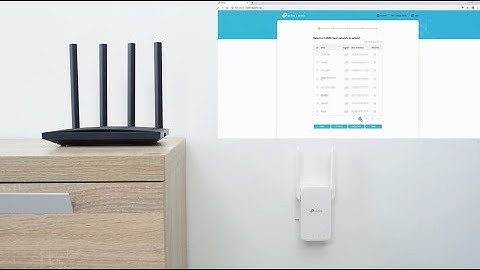 How to Set up TP-Link Range Extender RE315 via Web Browser