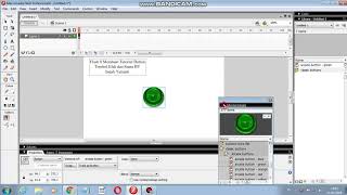 Flash 8 Tutorial Button Tombol Efek dan Suara