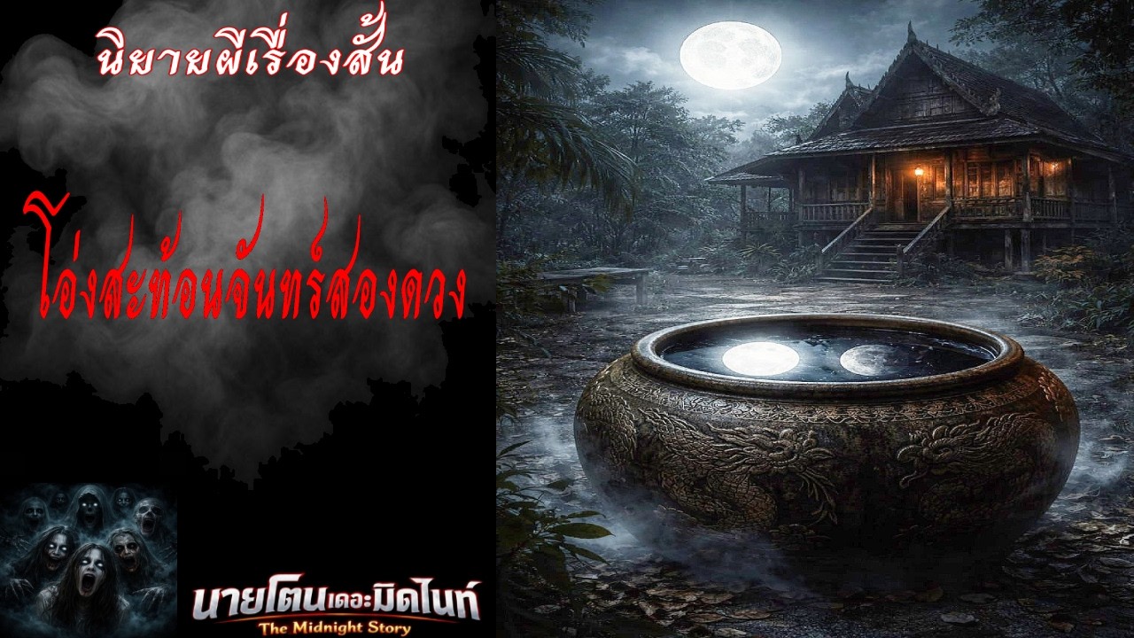 นิยายผีเรื่องสั้น : ตอน โอ่งสะท้อนจันทร์สองดวง