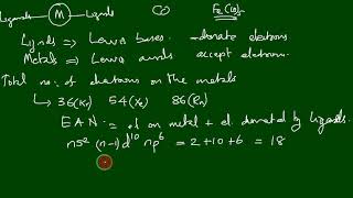 18 electron rule
