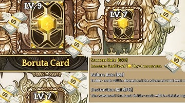 [Tree of Savior] Boruta Card Lv9 to Lv10?