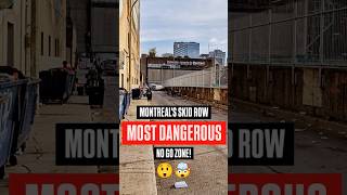UNDERBELLY of MONTREAL, GARBAGE, HOMELESSNESS & MORE! QUEBEC, CANADA. 🇨🇦 #canada #montreal #shorts