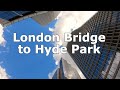 [ 4K Cycling ] London Bridge to Hyde Park