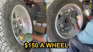 10 Minutes of American Force Wheel Restoration (Sanding + Polishing ASMR)