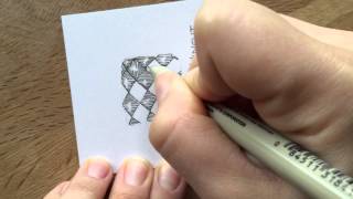 Zentangle Muster: Yincut