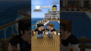 Enis ile Elis Gemi ile Tatilde #minecraft #minecraftshorts #shorts #keşfet