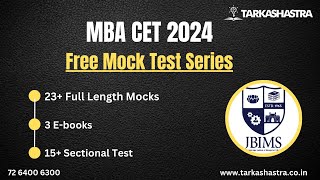 MBA CET Free Mock Test Series - 23 full length mocks, 15 sectional tests, 3 E-Books at Rs. 0/- | TSA screenshot 1