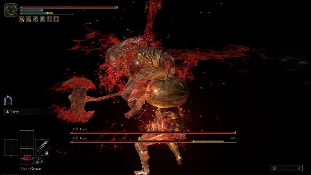 Elden Ring Fell Twins Boss Fight