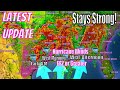 Another Upgrade! EF2 Tornadoes Stretch, Hurricane Winds Stretch &amp; Hail Storms From Texas To Georgia!