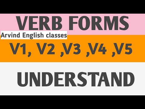 Verb forms of understand || verb forms in V1 V2 V3 v4 V5 || #shorts #verbforms  #arvindenglishclass