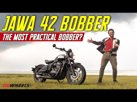 Jawa 42 Bobber Black Mirror Review | A great balance between fun and practicality | ZigWheels @zigwheels