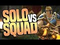 SOLO VS SQUADS (BIG KILLS) with WARRIOR! | Realm Royale