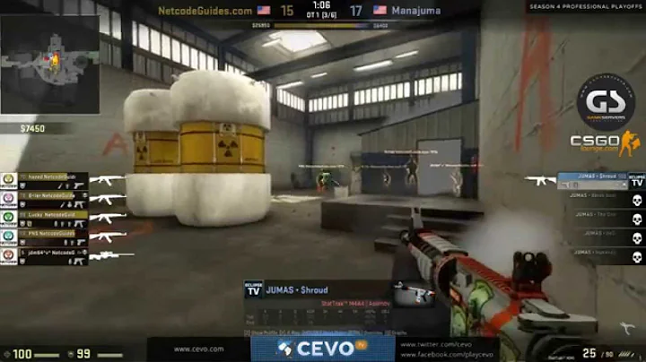 shroud.exe 1v5 ACE Clutch | Cevo-P S4 Playoffs