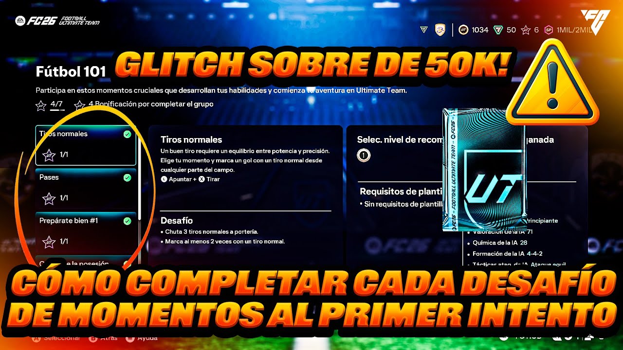 CÓMO HACER EL GLITCH DE MOMENTOS EN EA FC 26