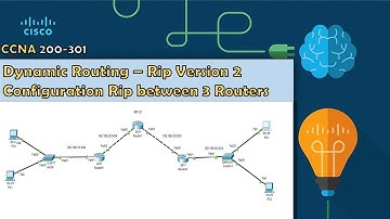 Rip version 2 configuration (Dynamic Routing) - CCNA in Arabic