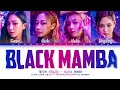 Aespa 에스파 Black Mamba Lyrics Color Coded Han Rom PT BR Collab W Sonyeon