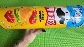 Pringles Chips Classic Paprica | Satisfying Video Unwrapping Candy | Pringles Chips Classic Paprica