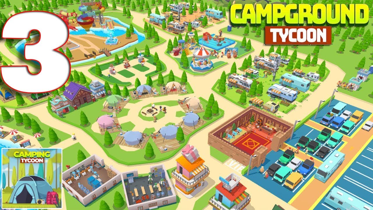 Как купить работников в Camping Tycoon. Mogul Camp.