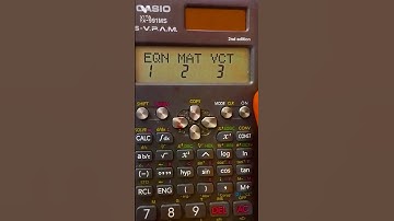 how to use scientific calculator for matrix calculations ✌ full video link in description 💥#shorts