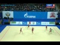 Russia 3 ribbons and 2 hoops Final Grand Prix Moscow 2012