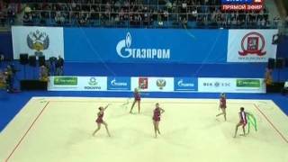 Russia 3 ribbons and 2 hoops Final Grand Prix Moscow 2012