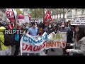 France: Teachers unions demonstrate over COVID health risks of in-person classes