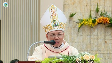 ĐGM Giuse Bùi Công Trác giảng lễ Tuyên khấn lần đầu - Hội Dòng Đa Minh Rosa Lima 2023.