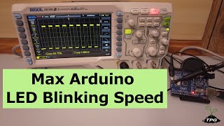 Arduino: Maximum LED Blinking Speed