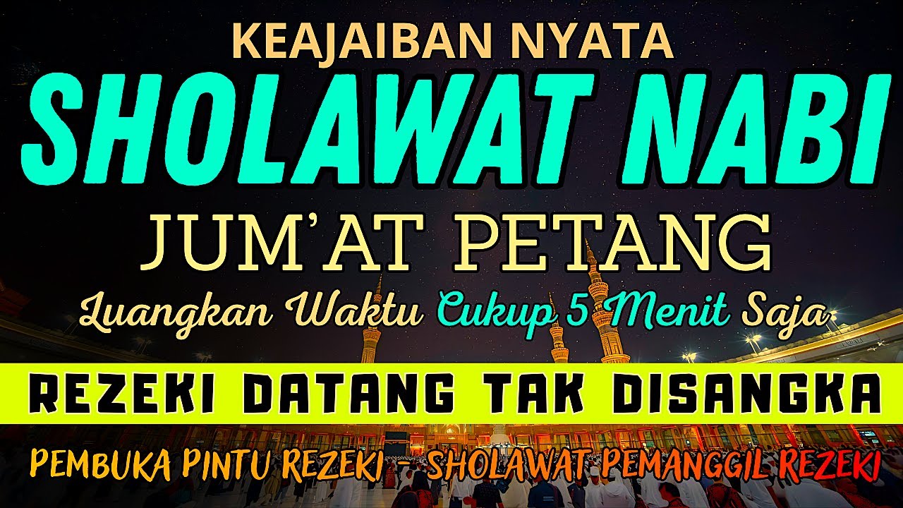 SHOLAWAT PENARIK REZEKI PALING DAHSYAT,Sholawat Nabi Muhammad SAW,SALAWAT JIBRIL PALING MERDU sekali