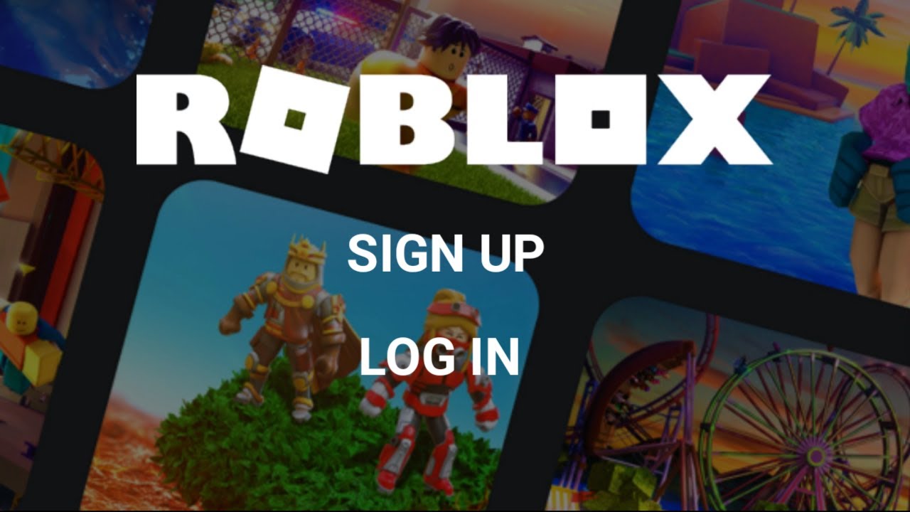 Roblox Sign Up And Log In Youtube
