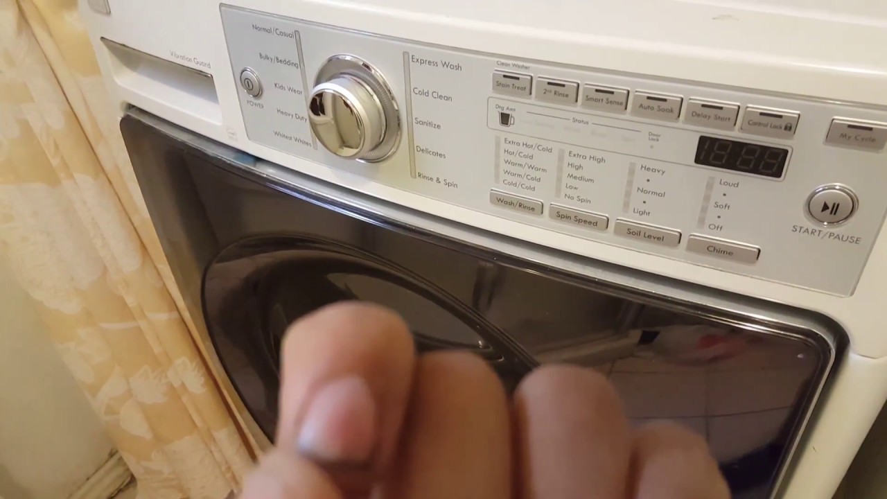 Lavadora Kenmore elite, saca el solución - YouTube