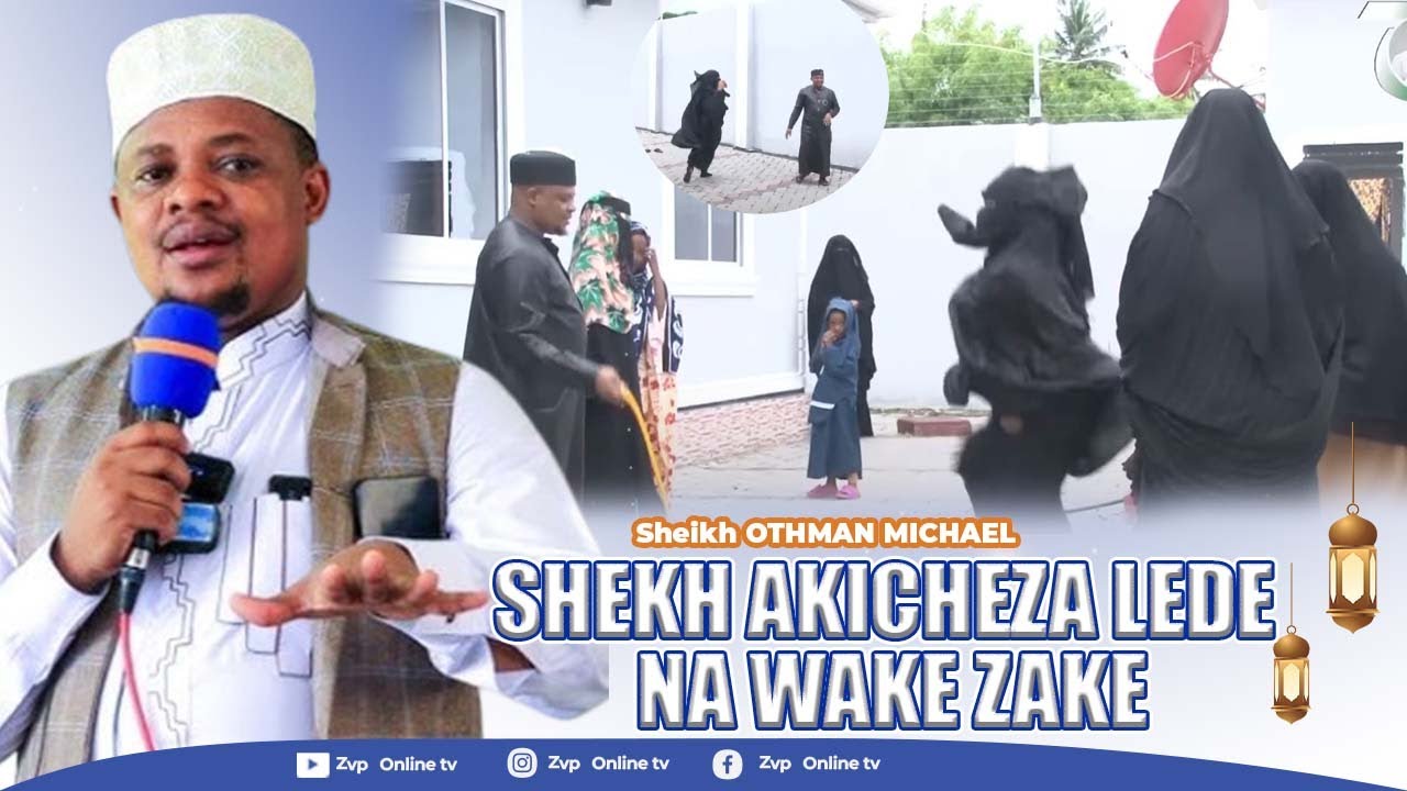 MAASHALLAH, RAHA SANA TAZAMA SHKH OTHMAN AKICHEZA LEDE NA WAKE ZAKE''TUMUIGIZE MTUME MAISHA YAKE