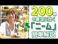 【ニームの木】害虫に効果抜群！3分で分かる万能高木「ニーム」簡単解説！【オイルやケーキにもおすすめ】