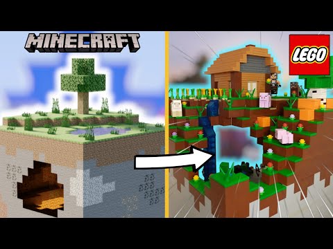 I Built An ENTIRE Minecraft Chunk out of LEGO...