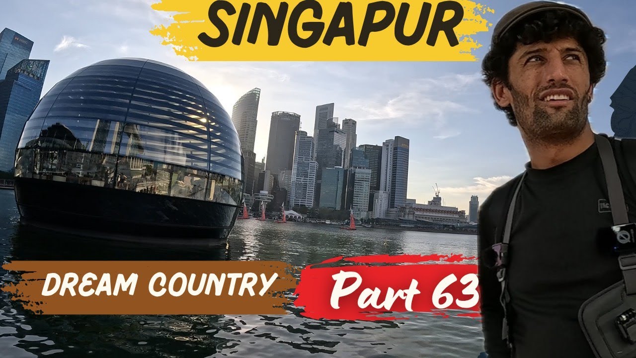 Я провел 24 часа, катаясь на велосипеде в Сингапуре – первый магазин Apple Store на воде