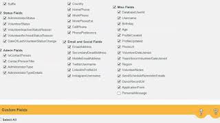 Better Impact Admin   Using the Personal Profile to Bulk Report or Search