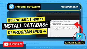 Begini Cara Mudah Install Database Server Program IPOS 4 #aplikasikasir #ipos4 #tutorialipos