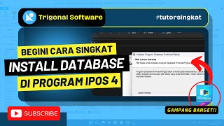 Begini Cara Mudah Install Database Server Program IPOS 4 #aplikasikasir #ipos4 #tutorialipos