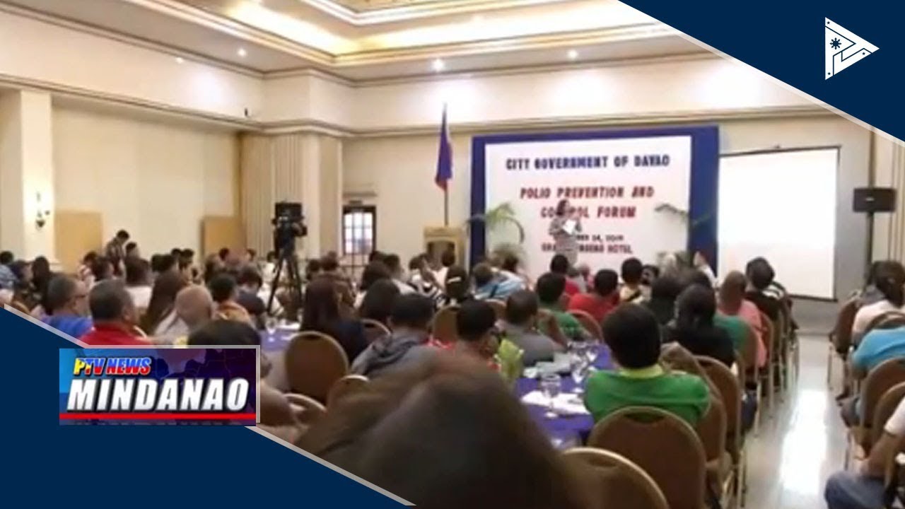 NEWS BREAK: Polio prevention and control forum, gipahigayon sa Davao City